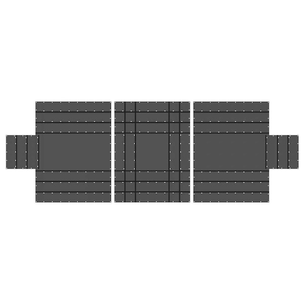 Us Cargo Control 24 ft x 18 ft Tarp, Black HLT3-24188-BLK - main